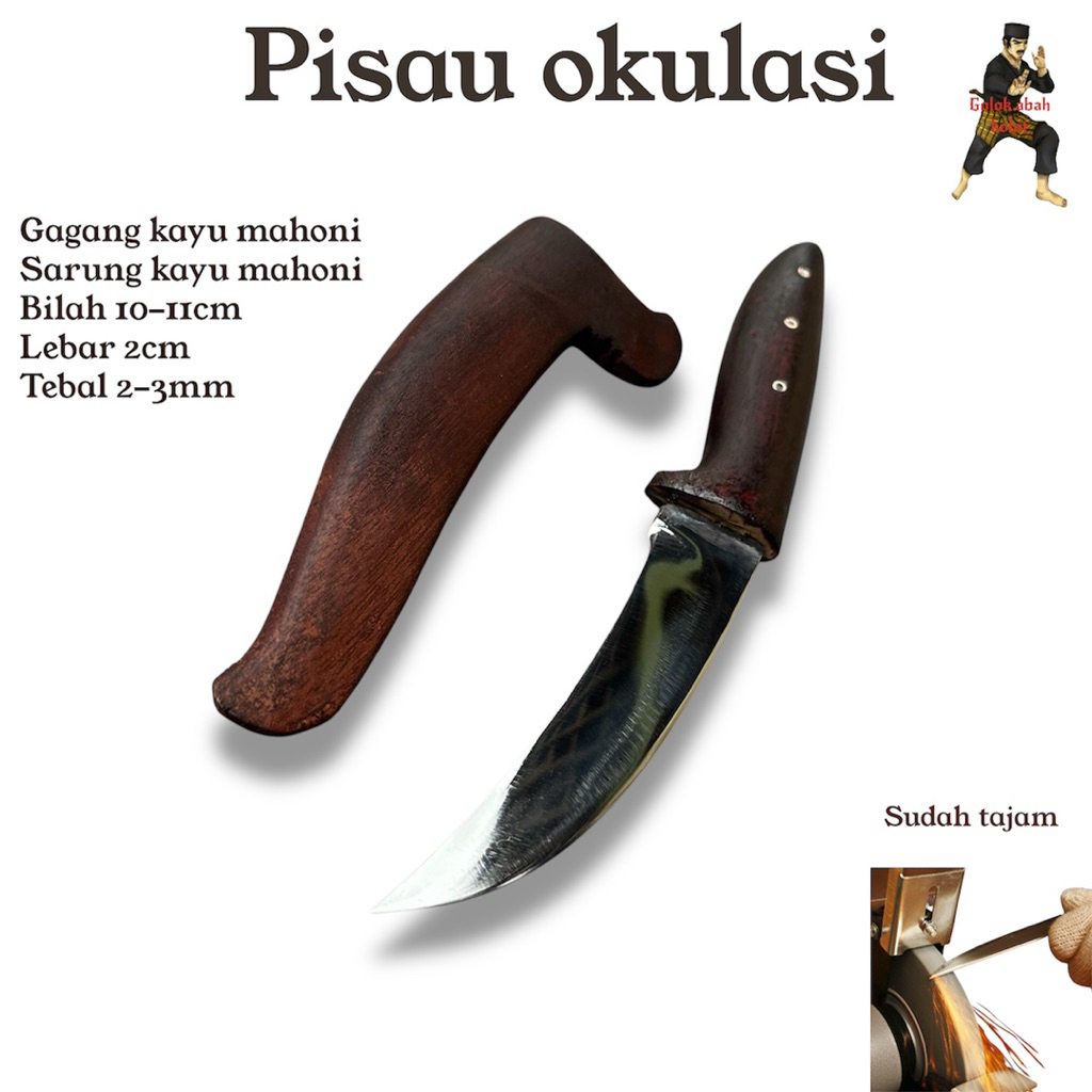 pisau okulasi pisau stek tanaman berkebun