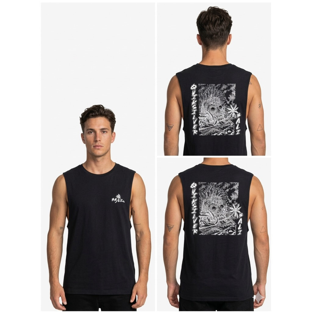 kaos pria Quiksilver original bali edition