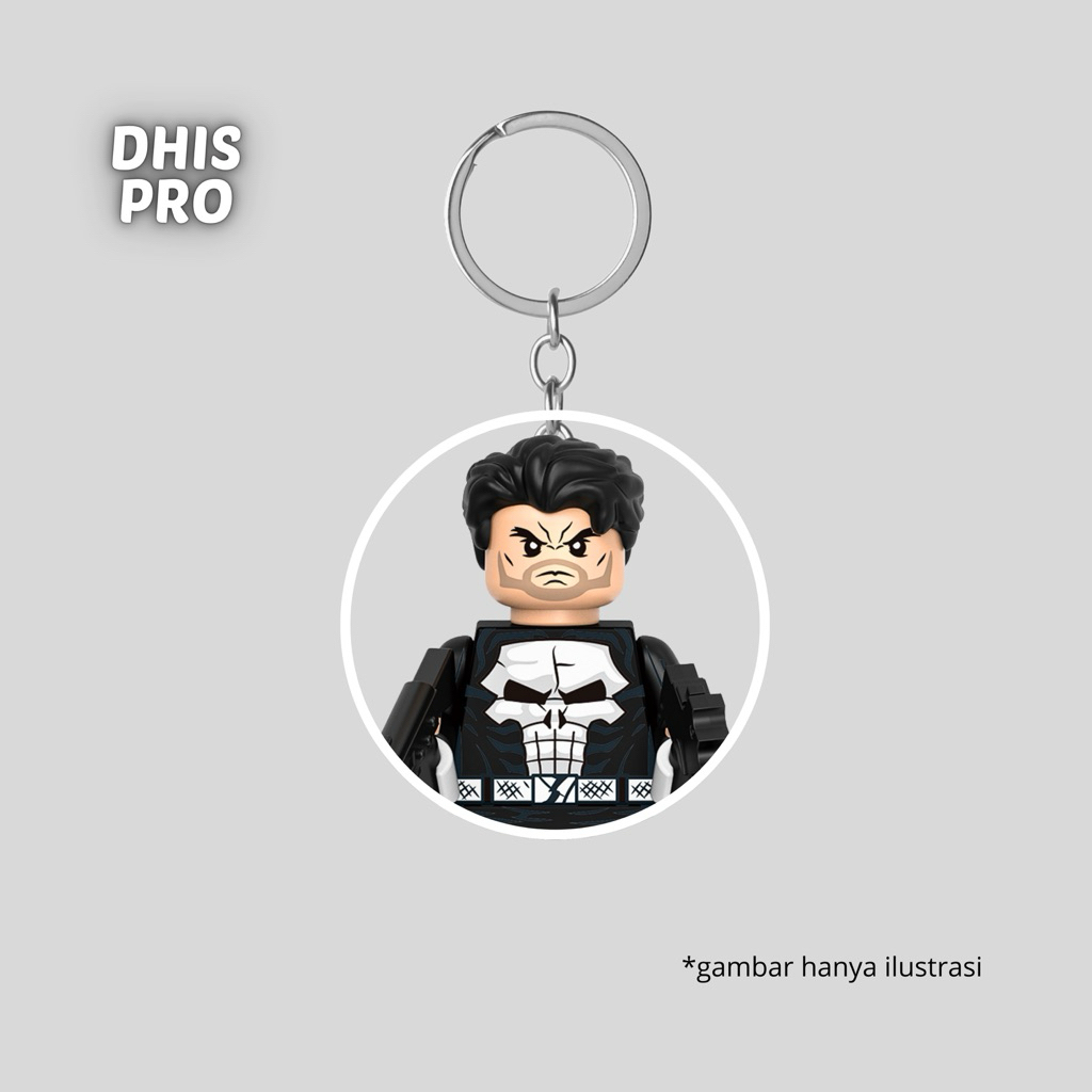 Dhis Project Gantungan Kunci Figure Frank Castle The Punisher One Last Kill Marvel