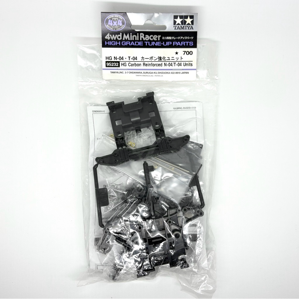 Tamiya 95232 HG Carbon Reinforced N-04/T-04 Units NT Carbon