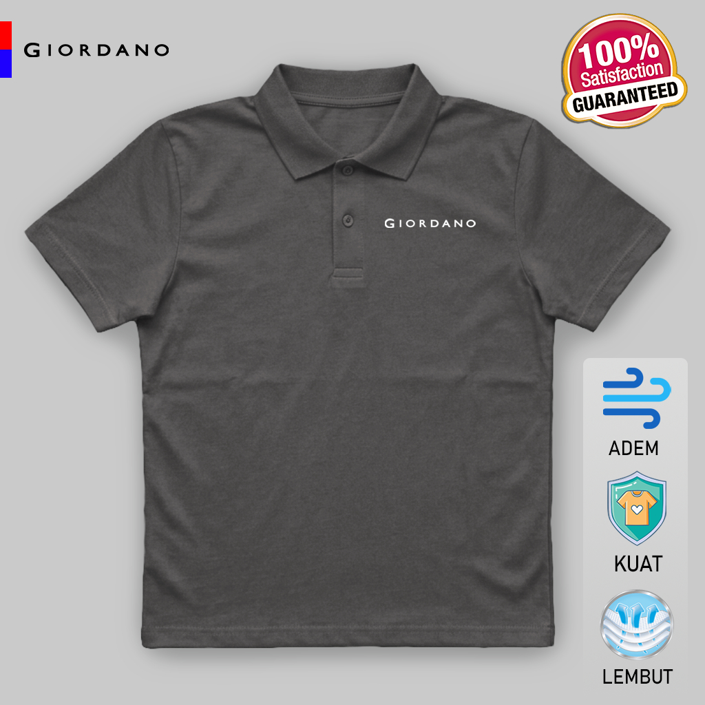 Kaos Polo Kerah Pria Giordano Classic All Size