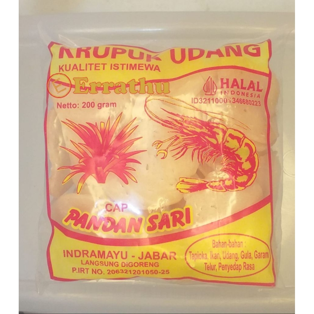 Kerupuk Udang Mentah Khas Indramayu