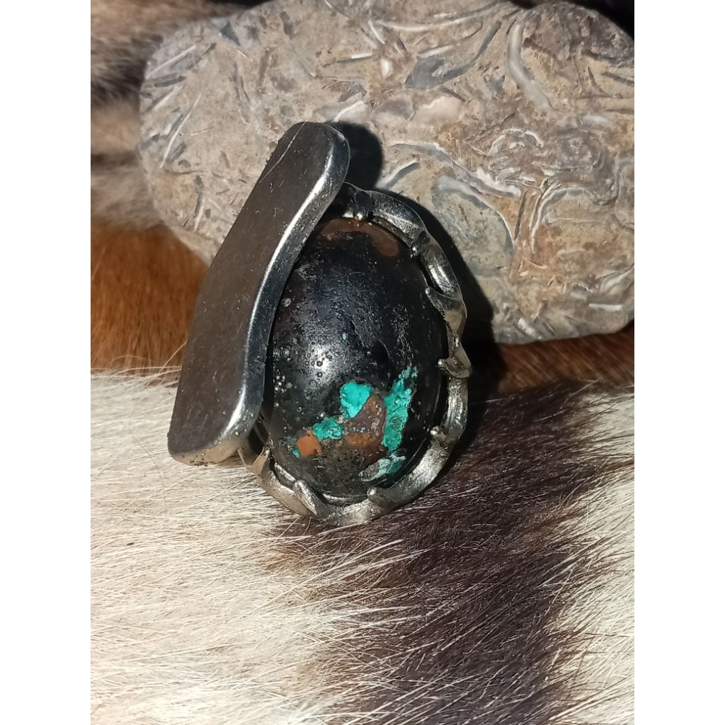 Natural Batu Damar nempel magnet