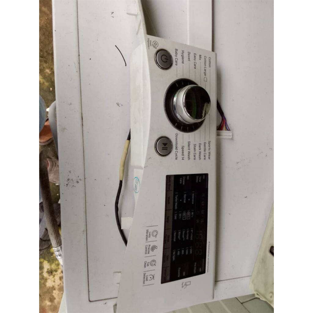 MODUL DISPLAY EBR8058 MESIN CUCI LG FRONT LOADING INVERTER DIRECT DRIVE 7Kg  F1007NPPW (ORIGINAL COP