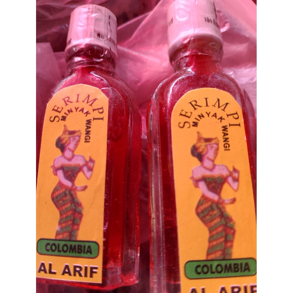 Minyak Parfum Serimpi Putih 14,5ml - Aroma Serimpi Asli, Pewangi Tradisional, Warna kuning