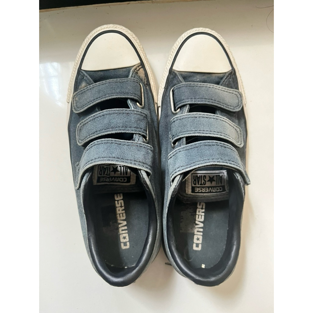 PL Sepatu converse hitam velcro