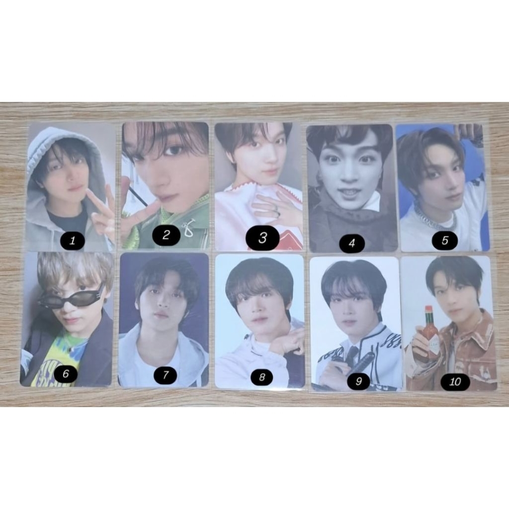Photocard official haechan nct