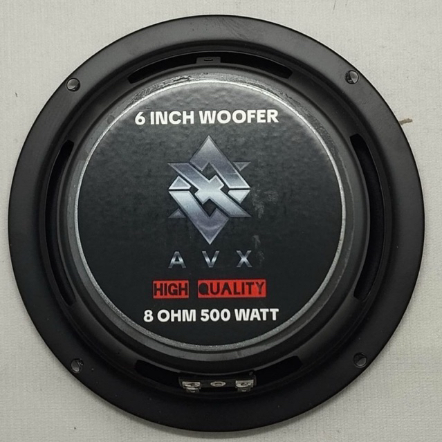 AVX 68500 high quality speaker driver 6 inch woofer 8 ohm 500 watt spiker komponen 6in WF speker 6” 