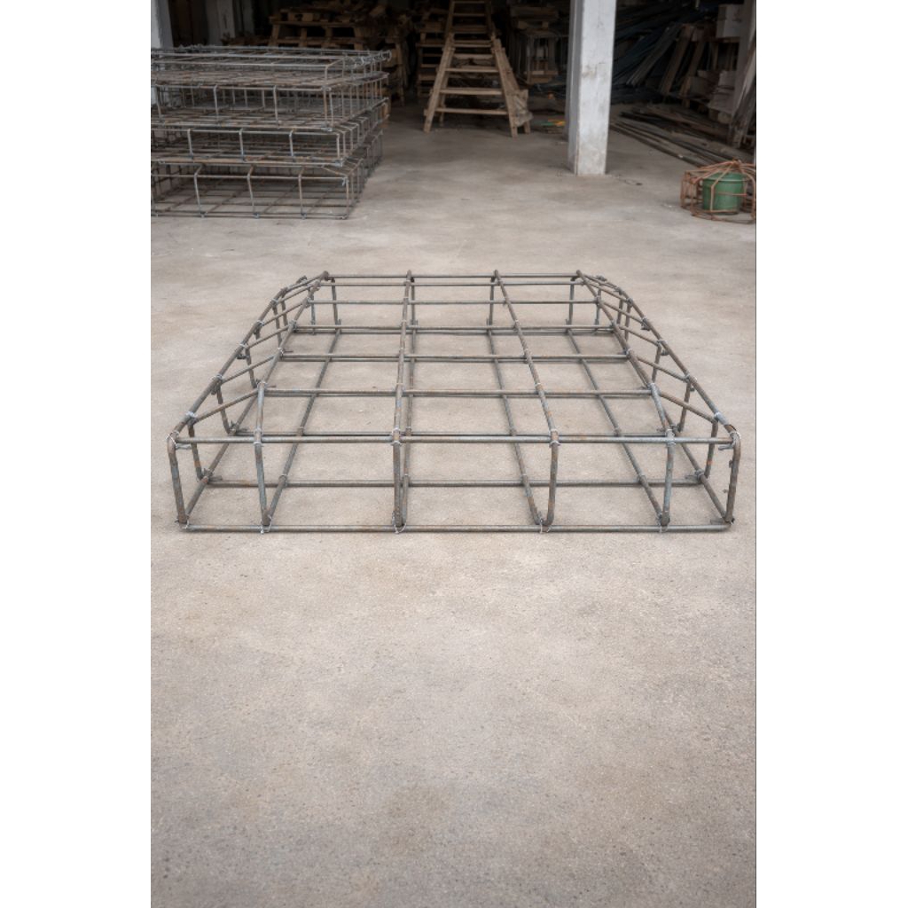 cakar ayam ukuran 80x80 tinggi 20 cm pondasi siap pakai besi 13 mili ulir jalur 6x6