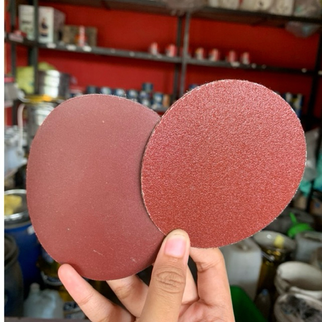Amplas Bulat Berbagai Grit 60–400 Amplas Kayu Besi Cat Tembok Kasar Sampai Halus