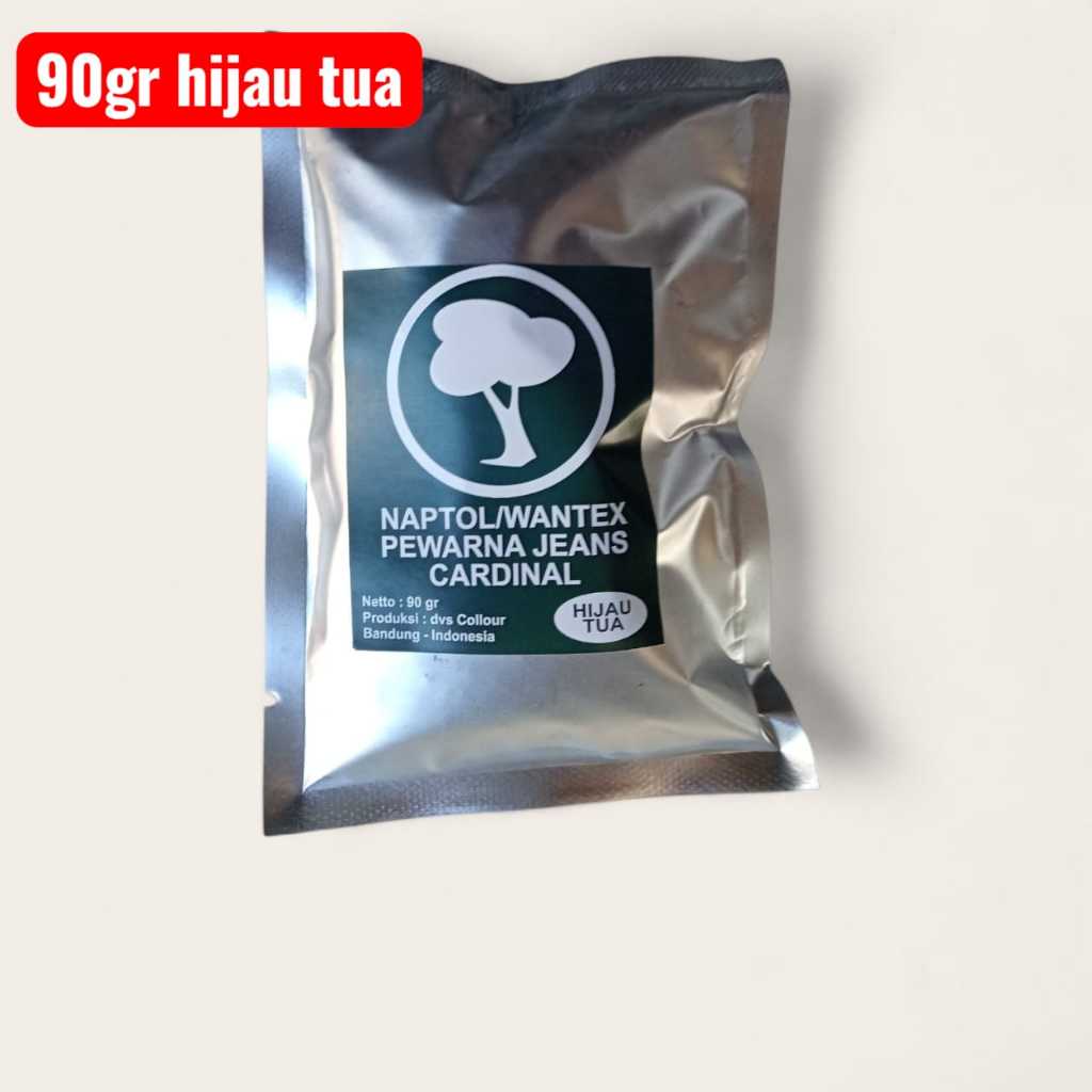 Naptol pewarna pakaian wantex jeans permanen 90gr