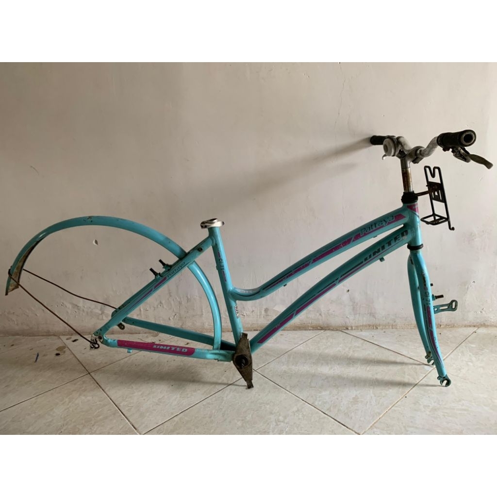 frame set united Pattaya roda roda 26 bekas Allo josjis bahan commuter bike