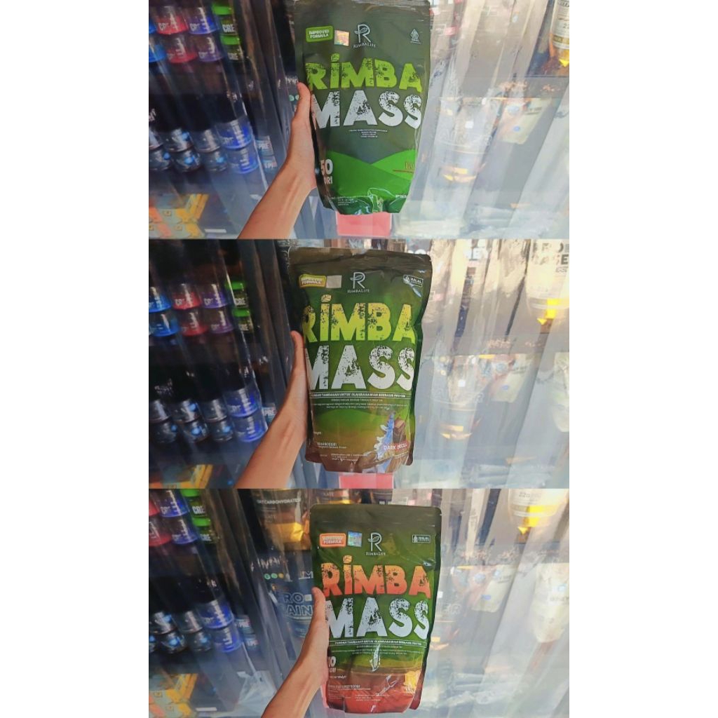 Rimbalife RimbaMass 900 gram/2lb - RimbaMass - Suplemen Fitnes rimba mass whey protein shake gainer