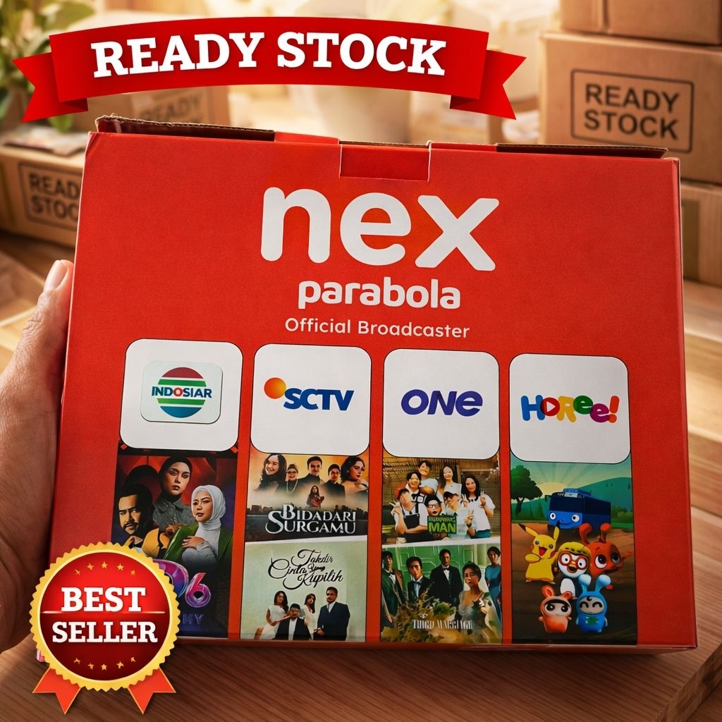 Receiver Nex Parabola + HDMI Dekoder Nex Parabola