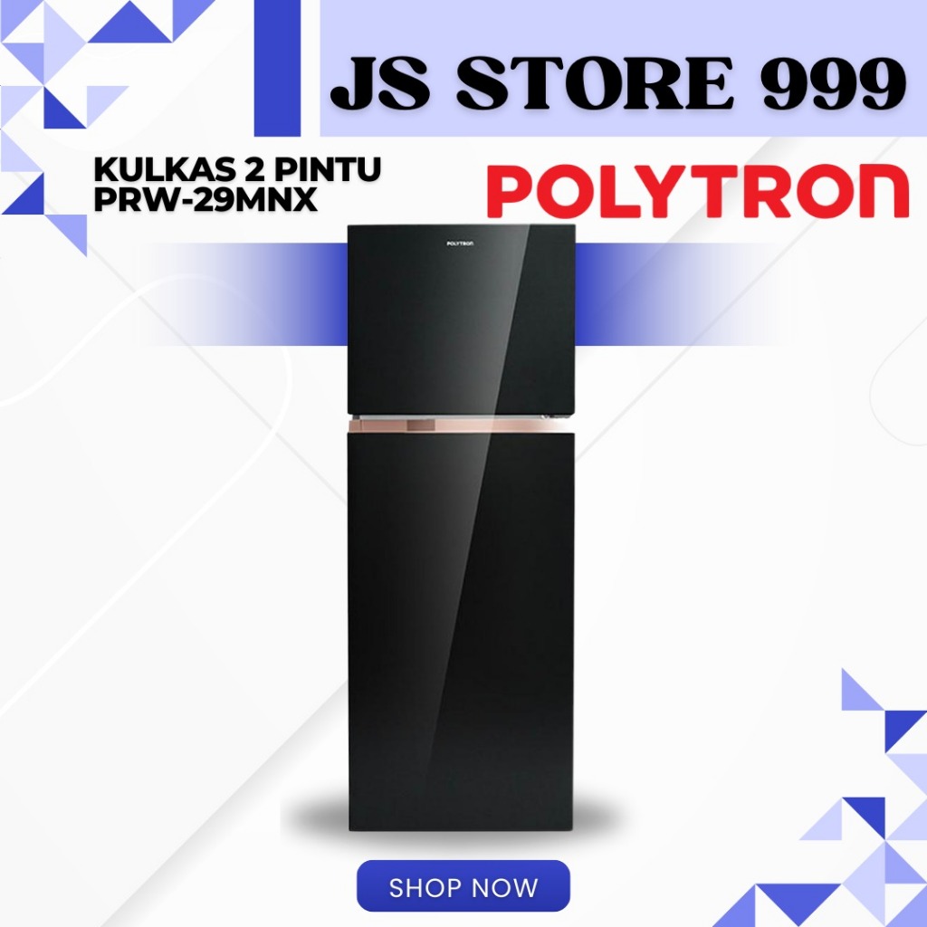 Kulkas Polytron PRW 29 MNX Kulkas Polytron 2 Pintu BELLEZA JUMBO