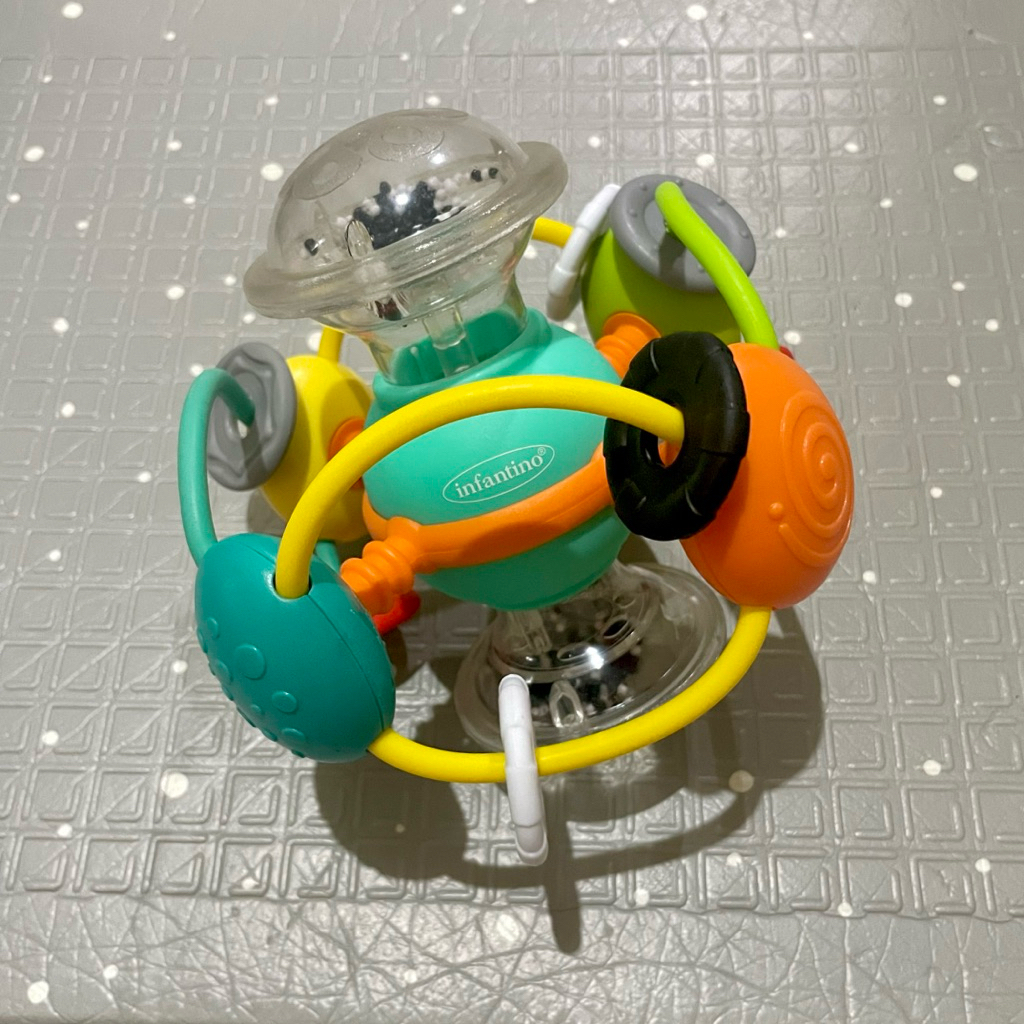 PRELOVED Infantino Magic Activity Ball | Mainan Edukasi Edukatif Anak Bayi Baby Bola Rattle Rainmake