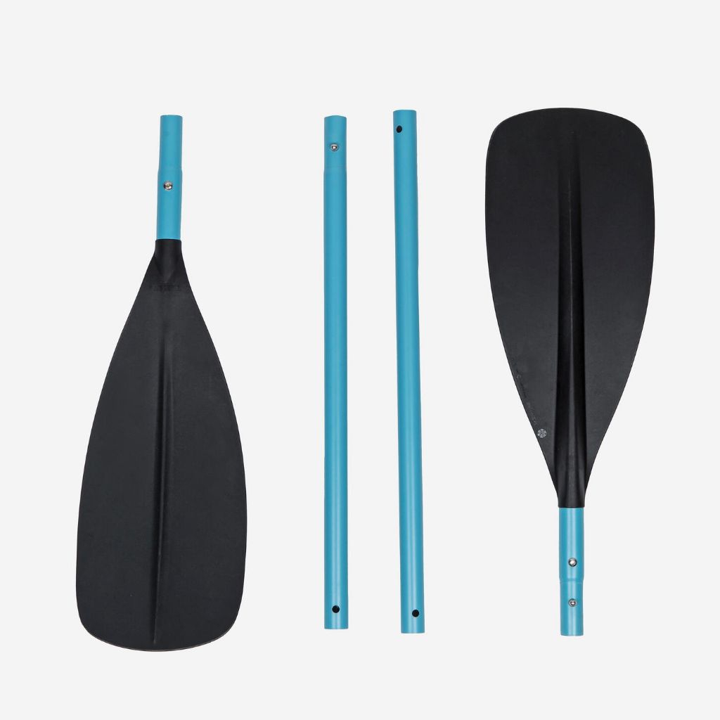 Dayung kayak paddle kano canoe cano aluminium alloy 4 part bagian