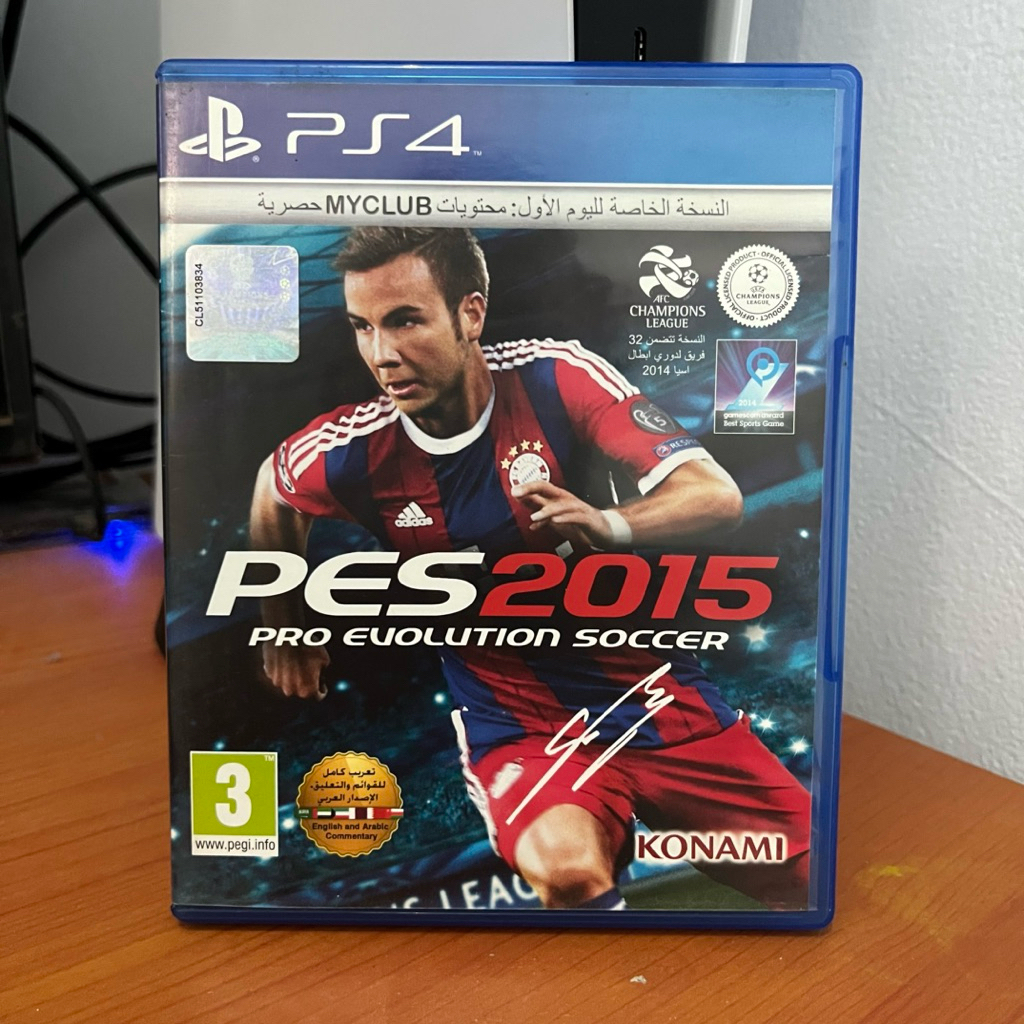 PES 2015 ps4 disc pro evolution soccer playstation4 kaset ps pes2015 bd