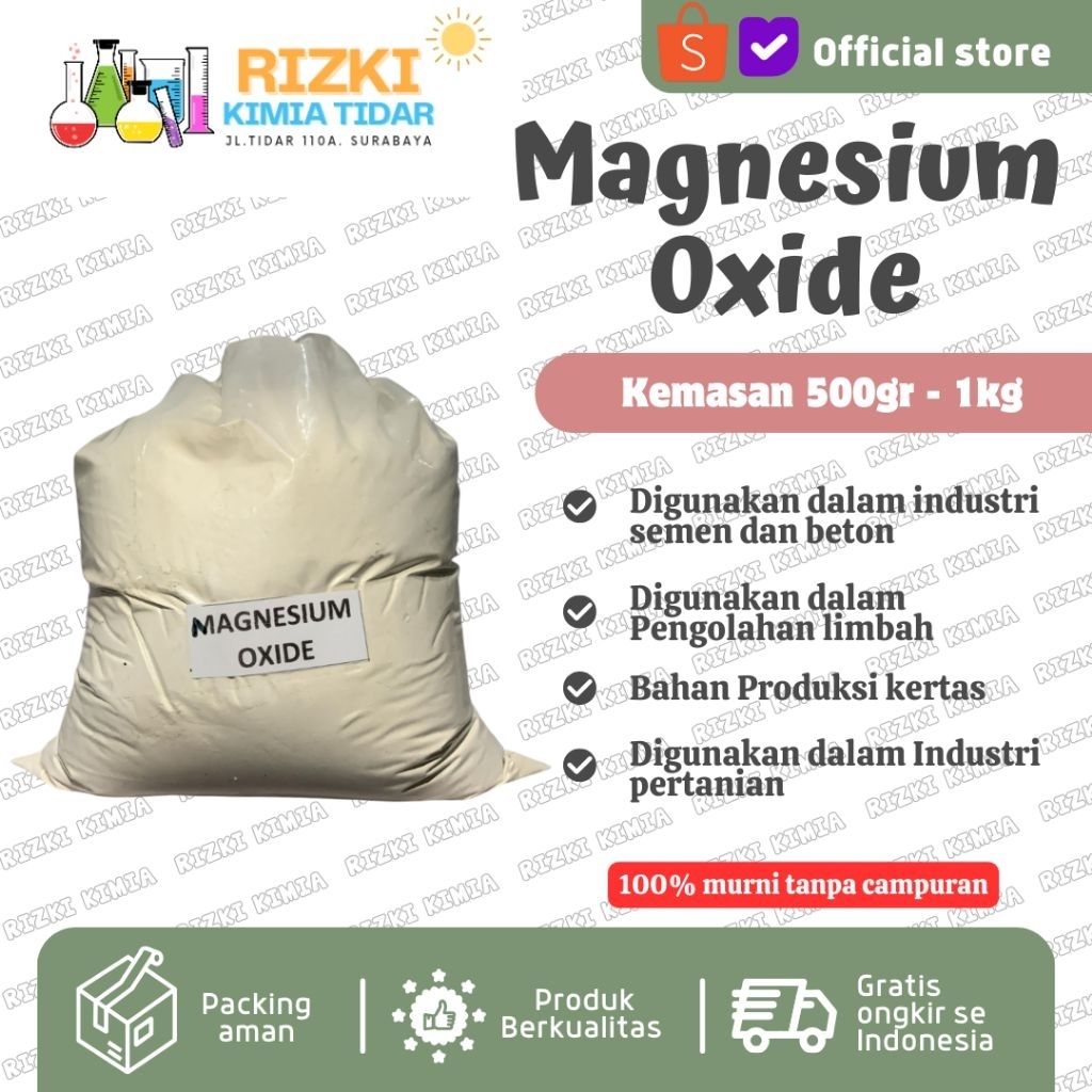 Magnesium Oxide Magnesium Oksida Mgo