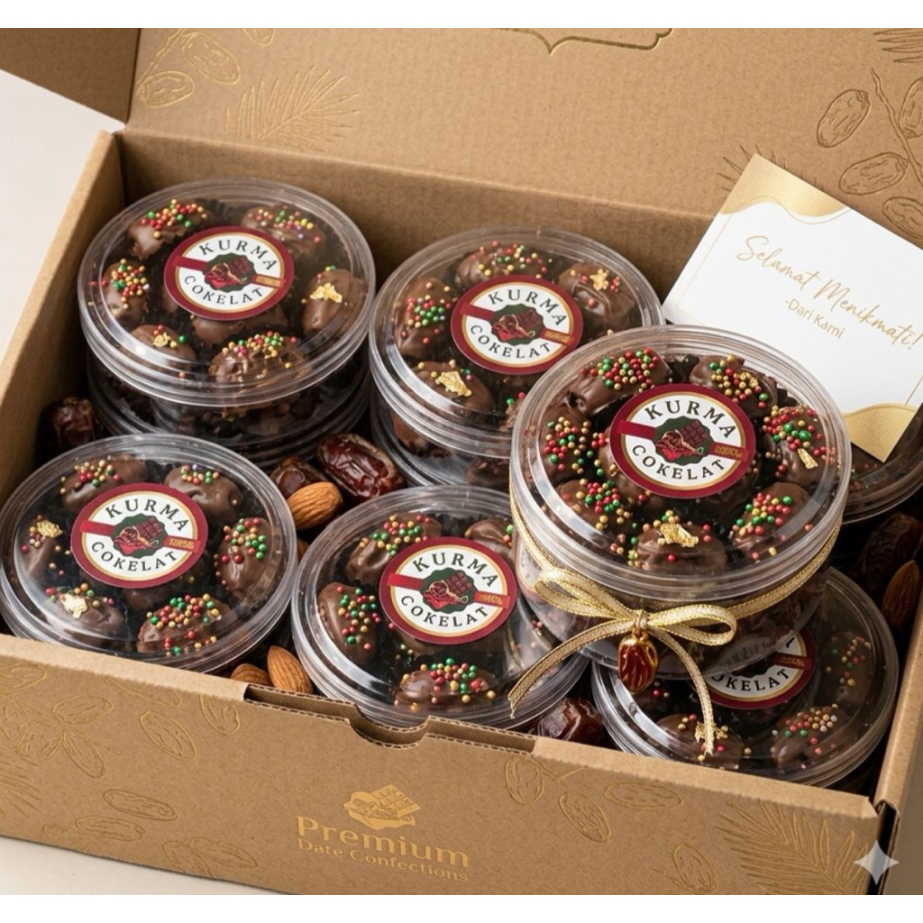 Coklat kurma toples