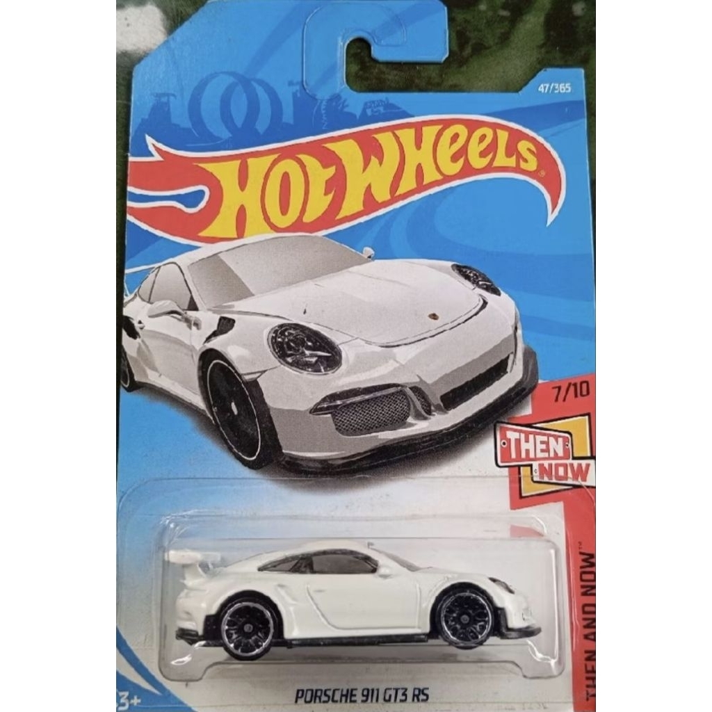 hotwheels porsche 911 gt3 rs putih white