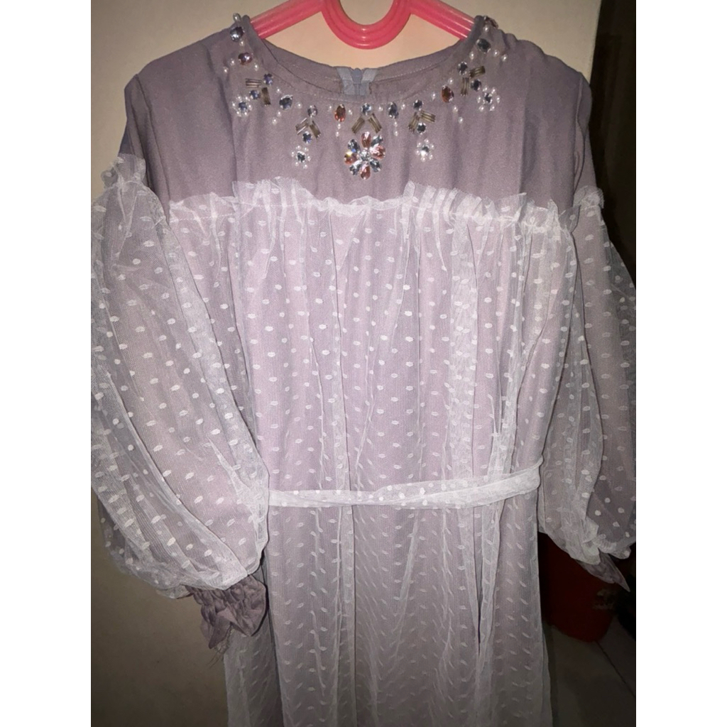 Gamis tile polkadot