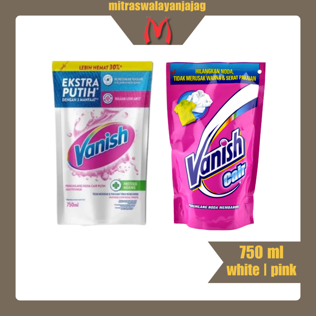 Vanish Refil 750ml Cair | Penghilang Noda Pakaian Efektif