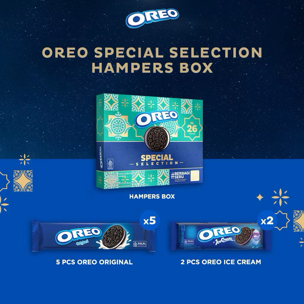 Oreo Selection Box Ramadhan harga per kotak original dan ice cream ramadan