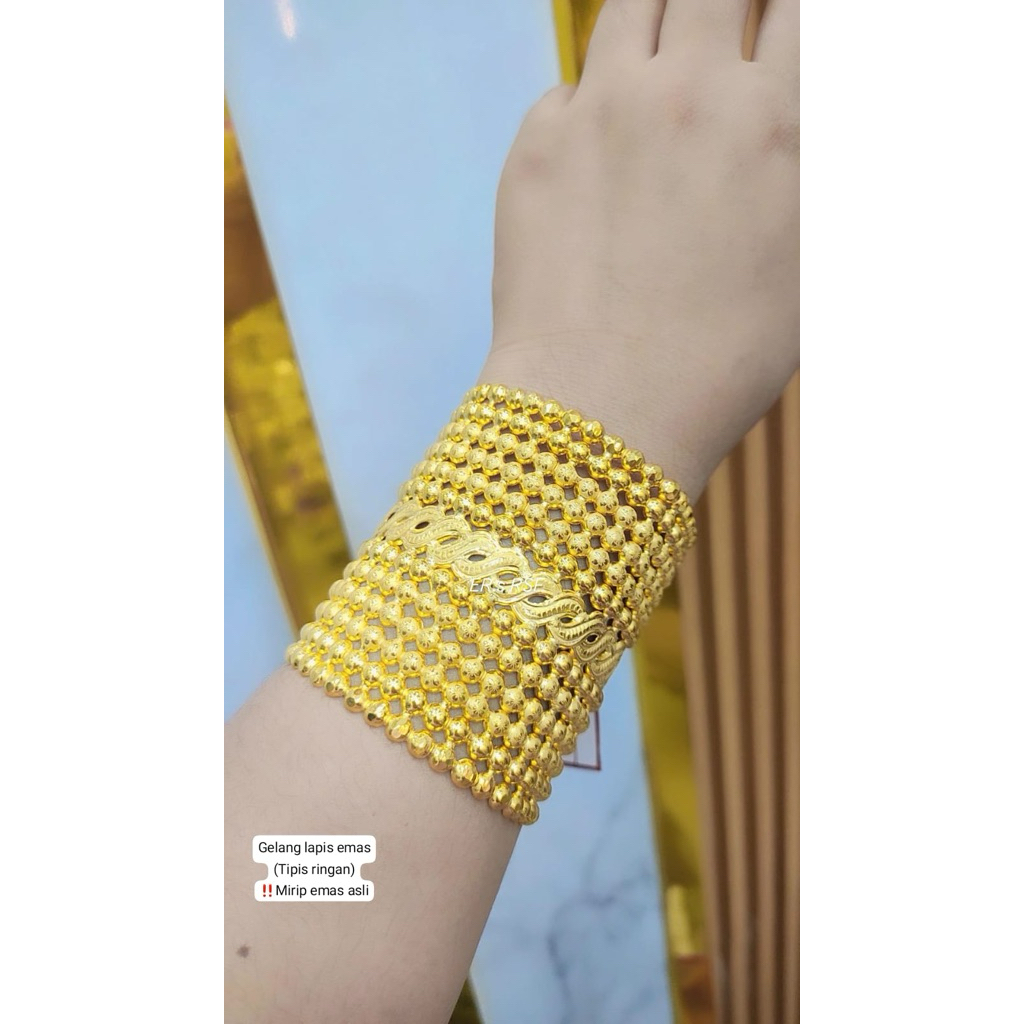 gelang sultan Lapis emas