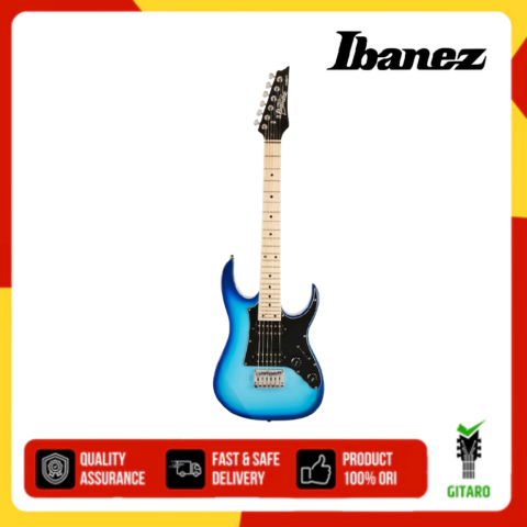 Gitar Elektrik Mini Gitar Ibanez GRGM21M BLT Blue Burst Original