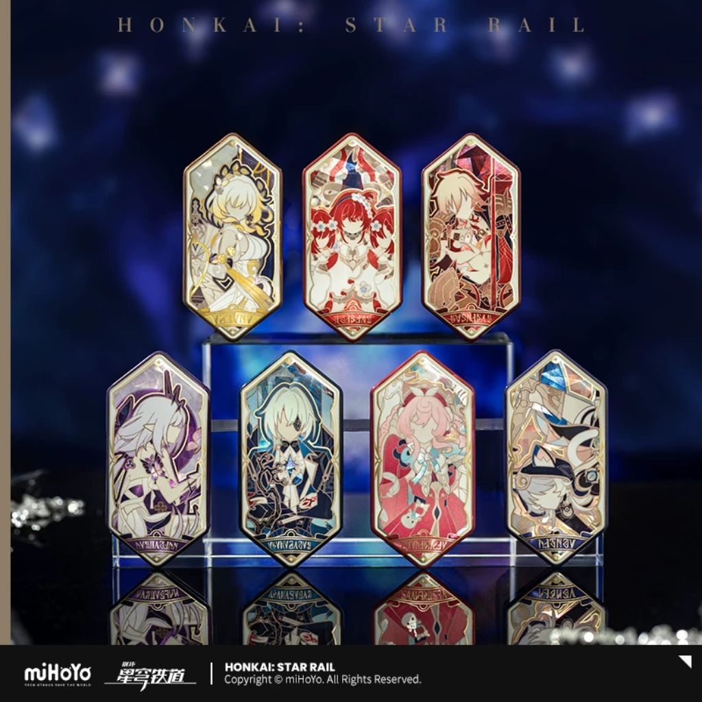 [READY] Honkai Star Rail Badge Official Merch Phainon Mydei Anaxa