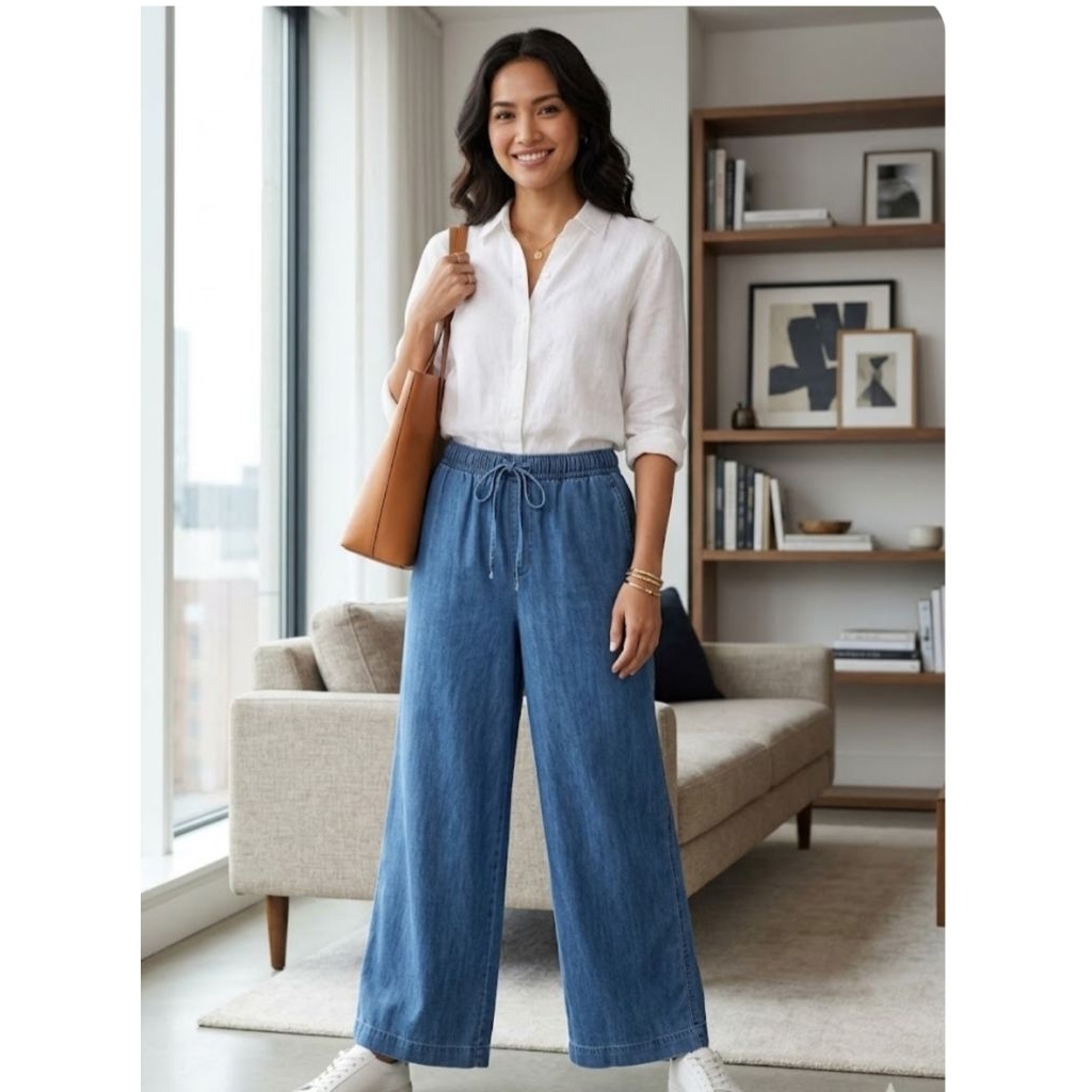 kulot panjang denim anko