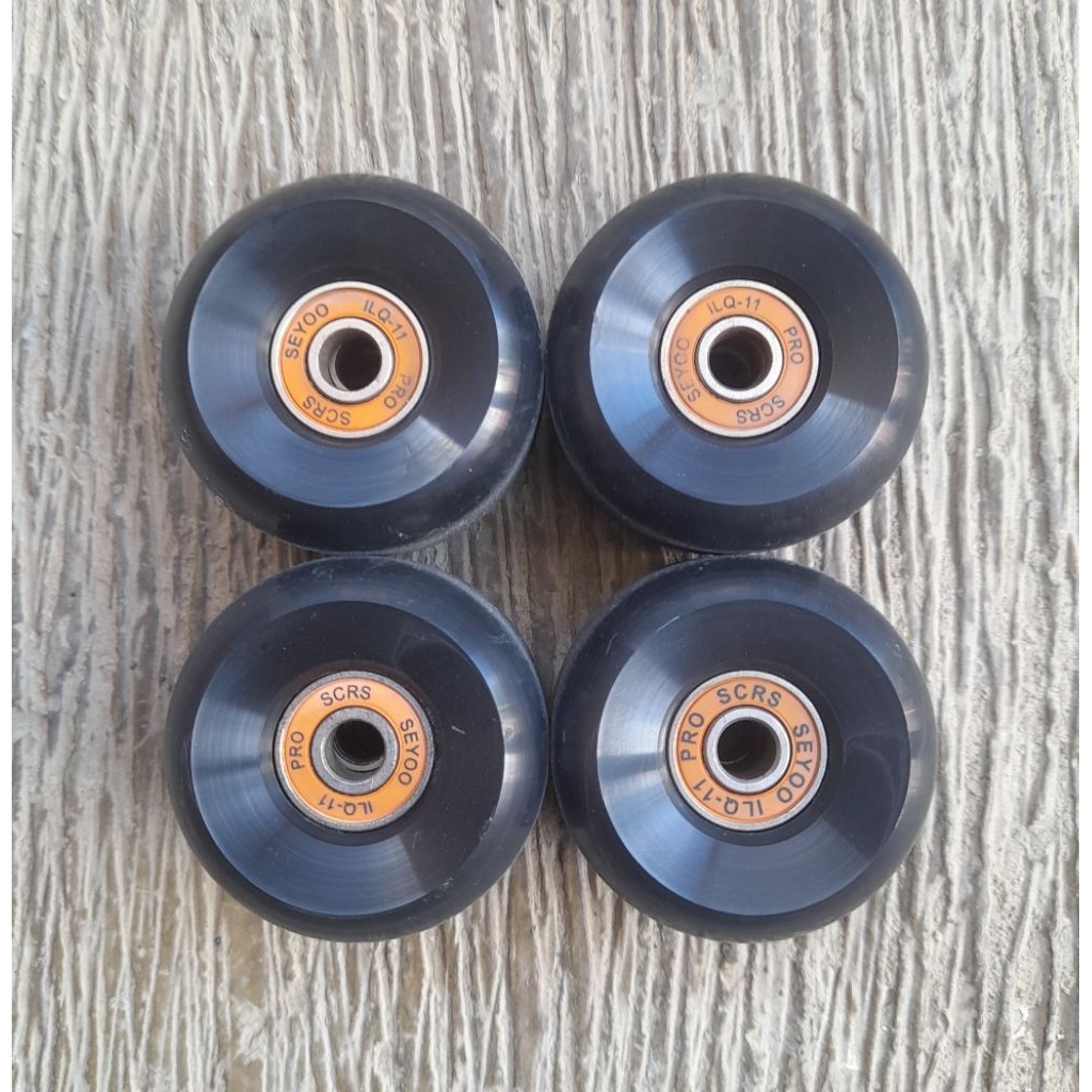 Skateboard Wheels Blank + bearing abec 11 second /bekas