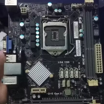 motherboard ECS H61H2-MV. 