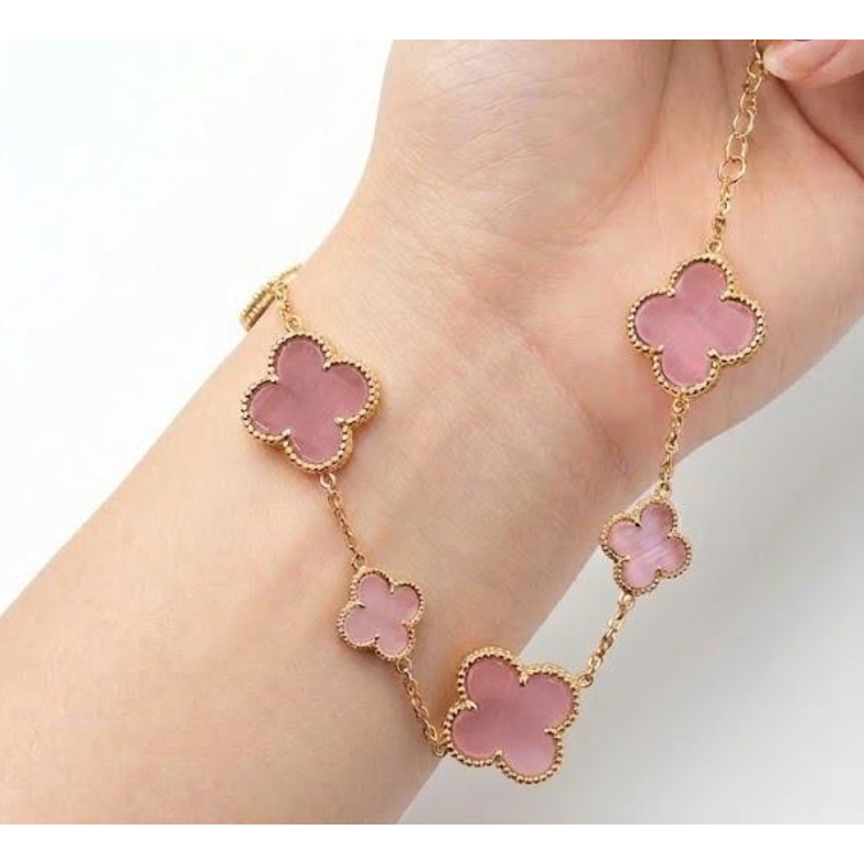 GLORIA INDAH - Gelang Bunga (pink) - JN.XP - AU 750