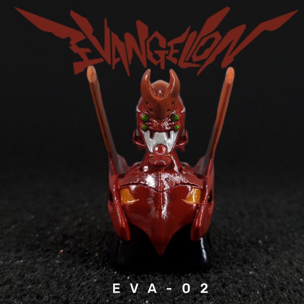 Evangelion Eva 02 Artisan Keycap / Keycaps Mechanical keyboard