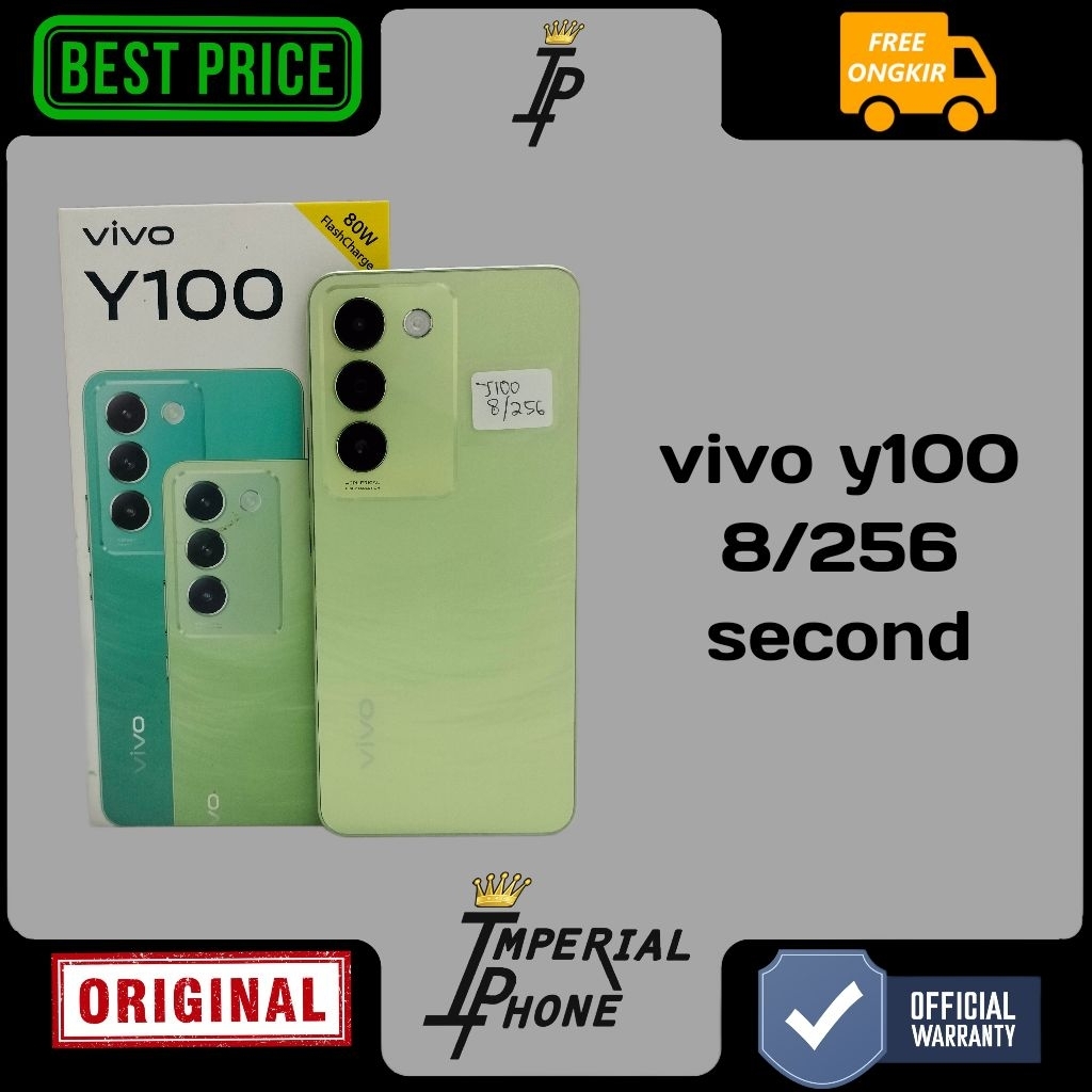 vivo y100 4g 8/256 second