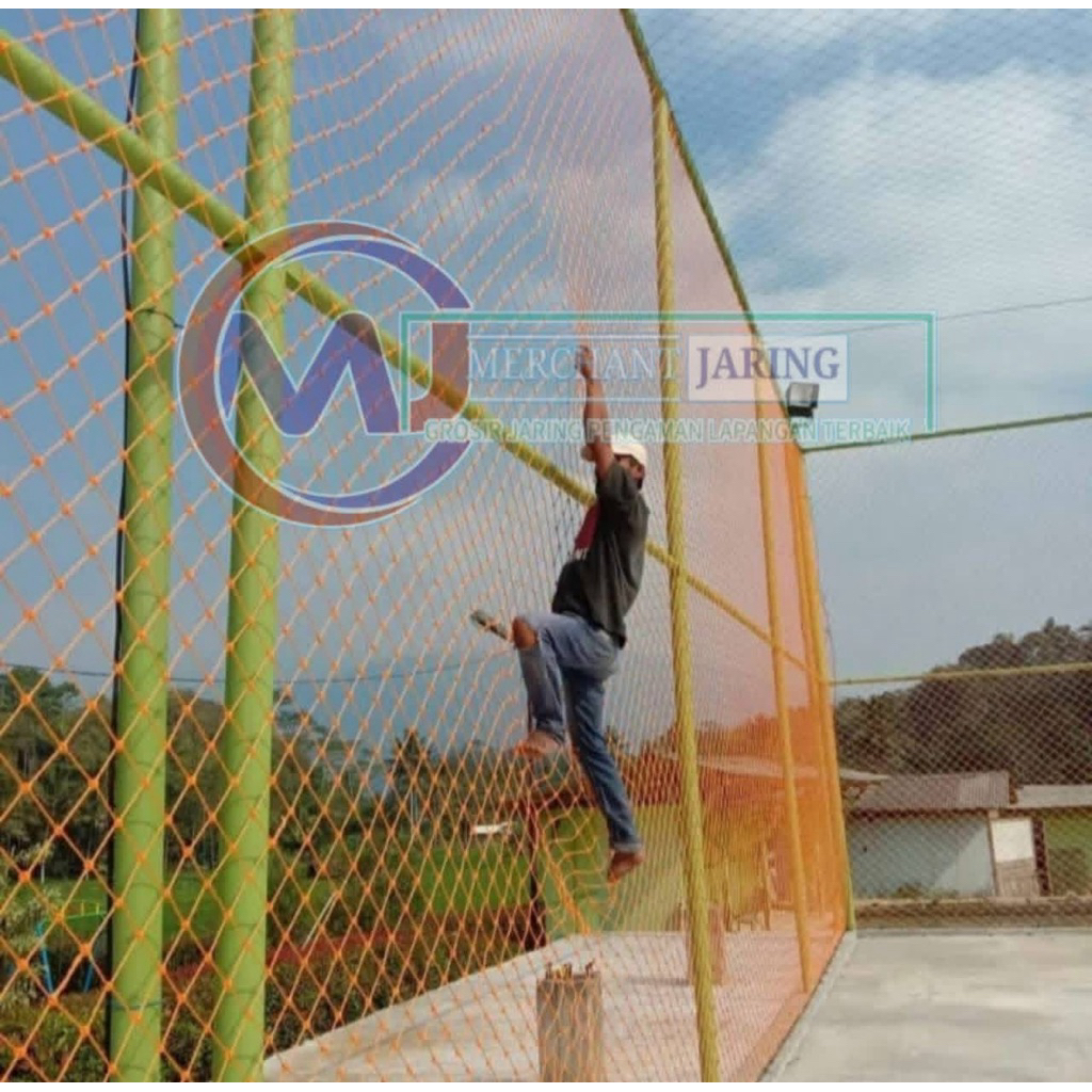 Jaring pengaman/Jaring Dinding/Jaring lapangan Lubang 12cm