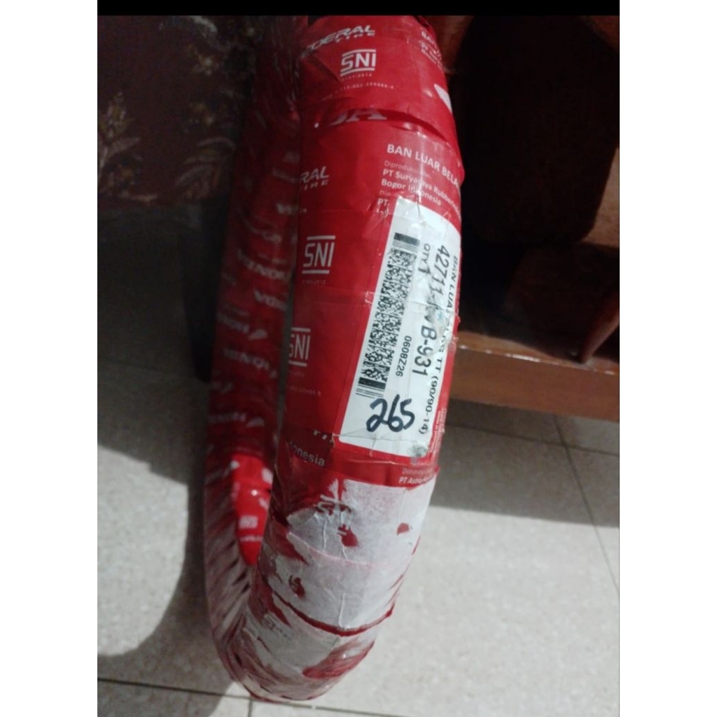 ban luar motor matic ban belakang  honda ahm federal ring 14 90/90-14