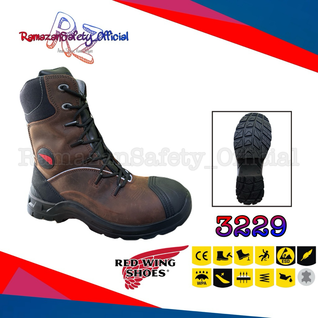 Sepatu Safety Redwing Red Wing 3229 Original Termurah