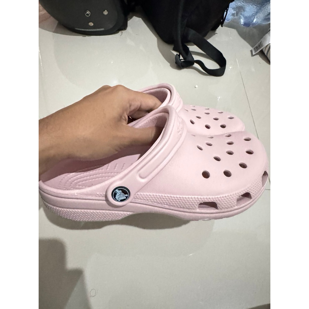 Preloved* Crocs Classic Clog - Quartz (Baby pink) UK 38-39