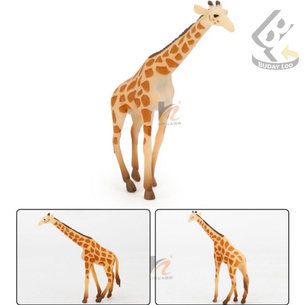 Maket Figure Mainan Miniatur Hewan Jerapah 6 cm Binatang Hewan Buas Wild Animal Figure aa4