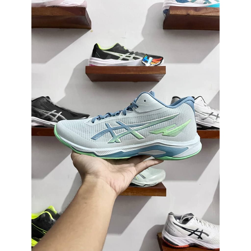 Asics Netburner Ballistic FF MT 4 Original - Cool Grey/Saba Blue