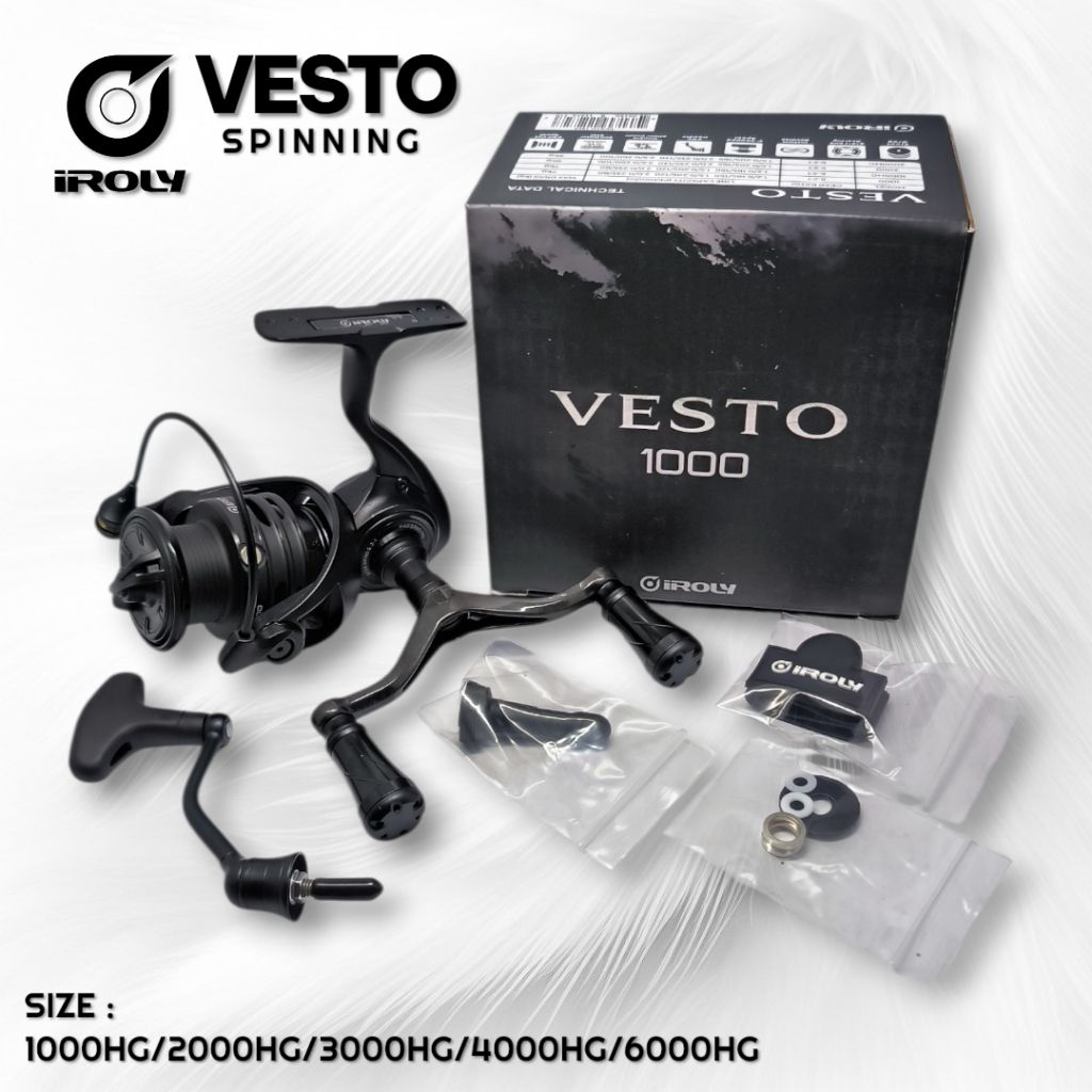 Reel Iroly Vesto Power Handle Saltwater