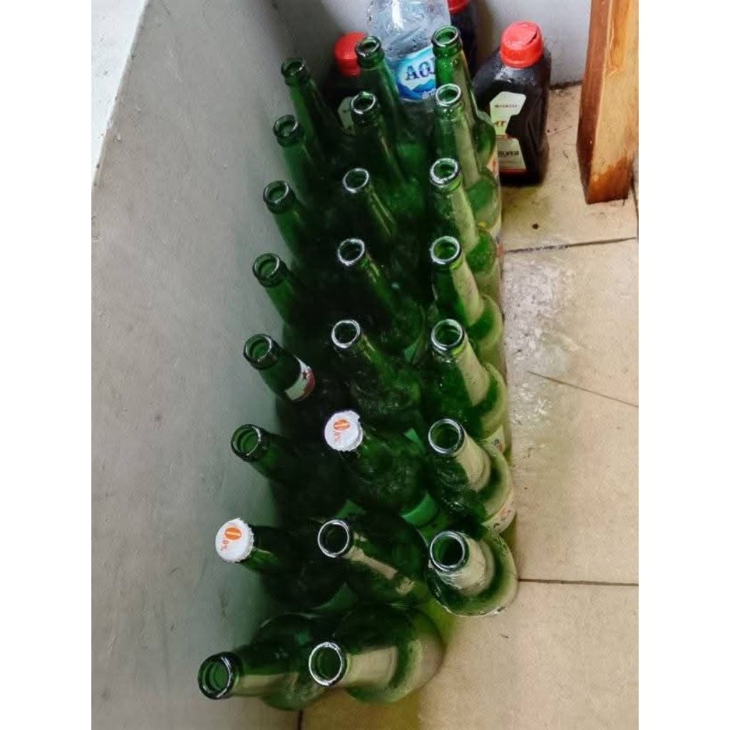 BOTOL BELING BEKAS BIR BINTANG 620ML TANPA TUTUP