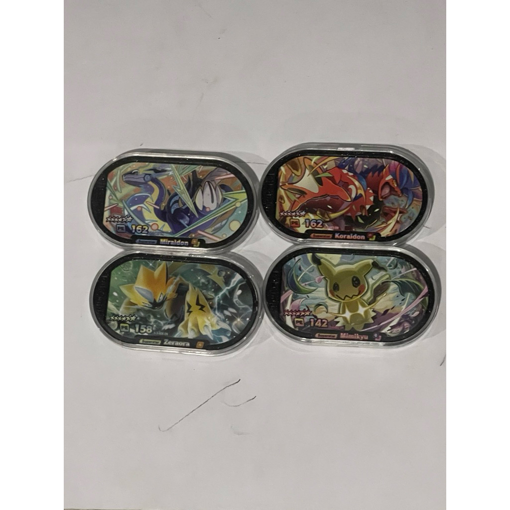 Miraidon, Koraidon, Zeraora & Mimikyu Pokemon Mezastar