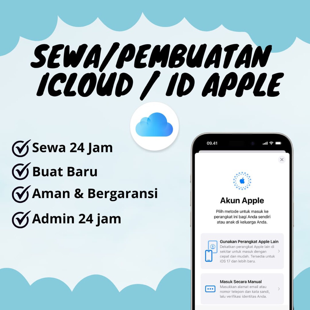 iCloud Apple id untuk ios