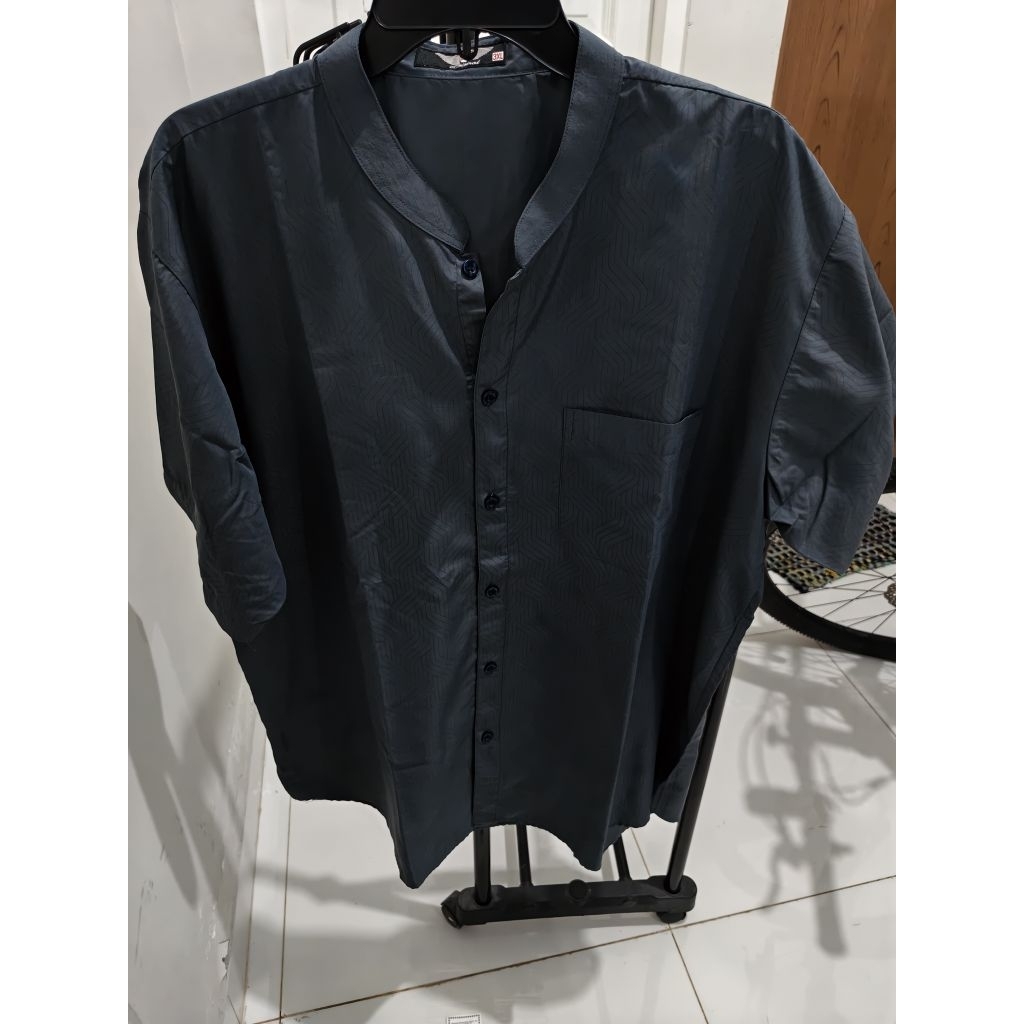 CUCI GUDANG | Koko Abu-abu GF Original 3XL