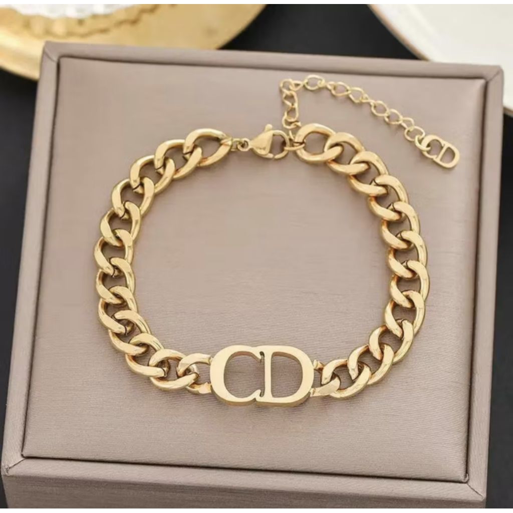 gelang titanium cd gelang rantai stainless steel anti karat