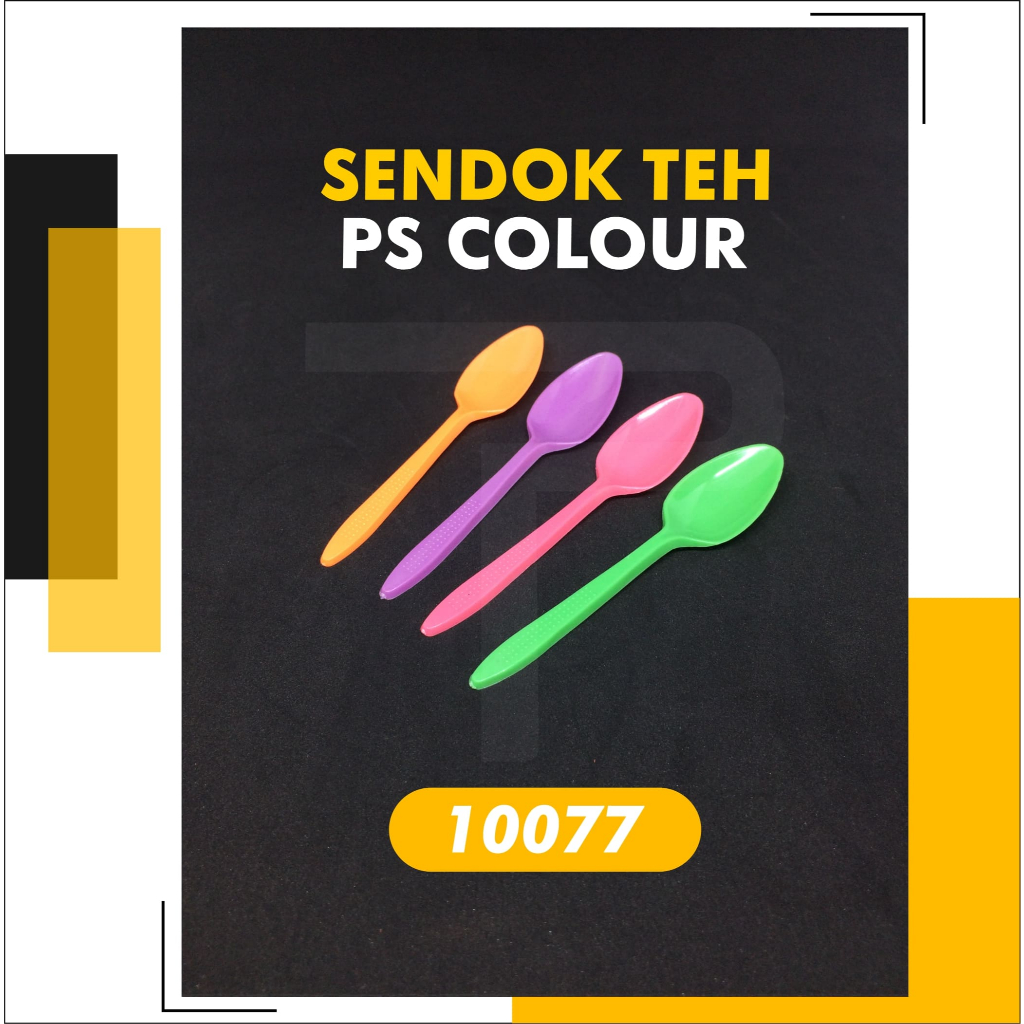 Sendok Teh VICTORY Plastik Warna isi @100 pcs